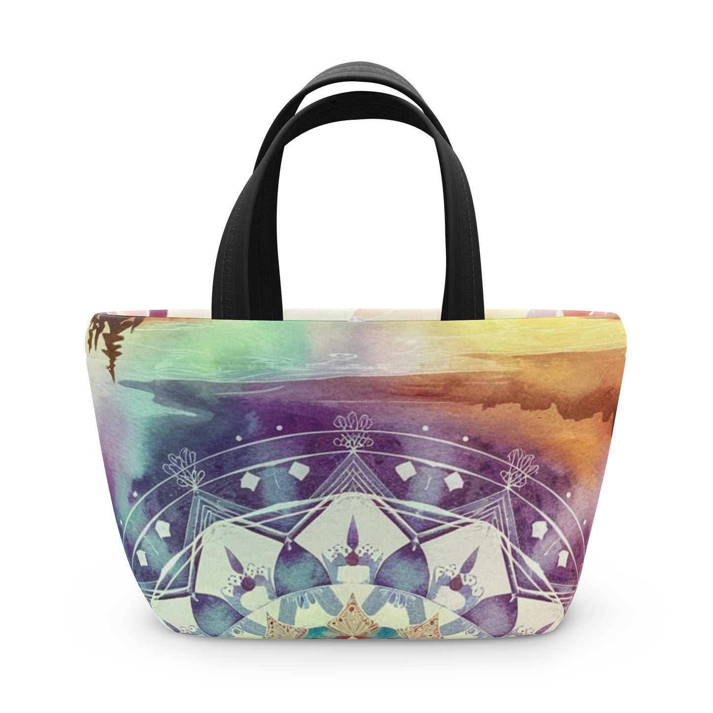 Geometric Pastel Rainbow, Lunch Bag