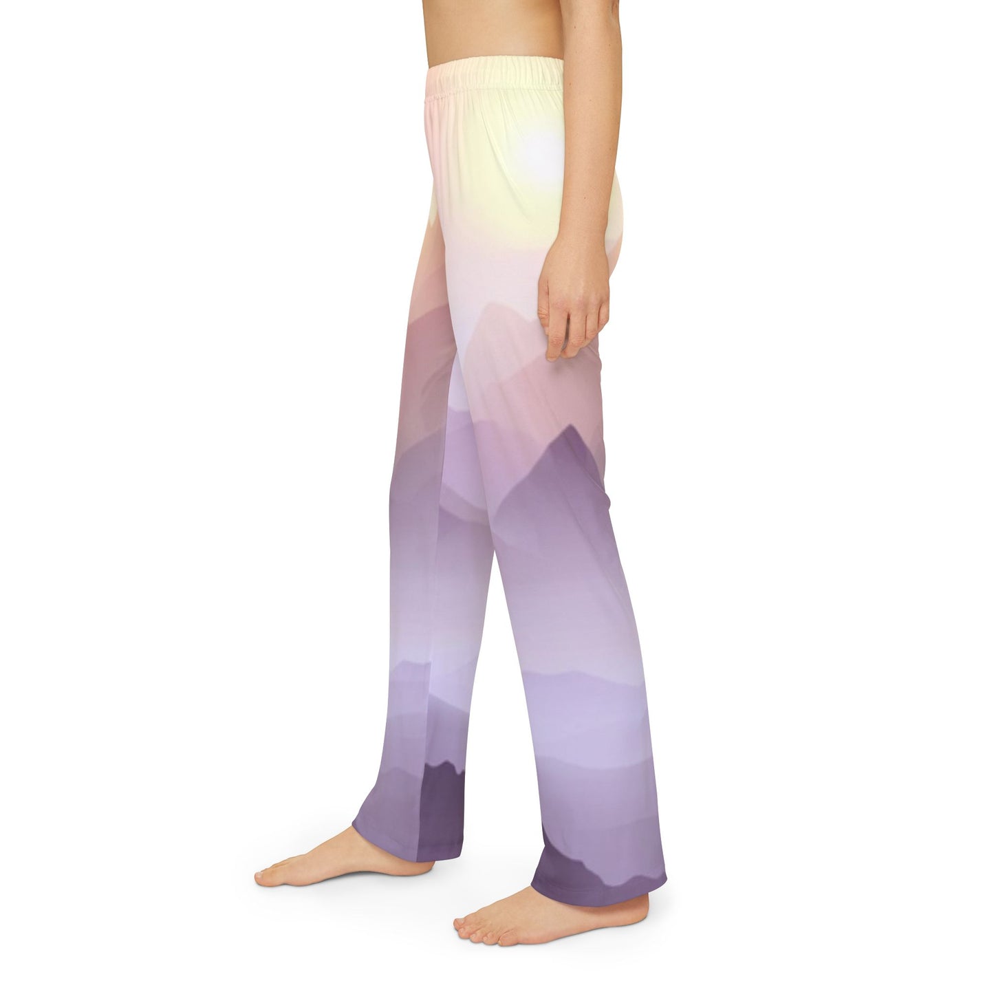 Purple Mountains, Unisex Kids Pajama Pants (AOP)