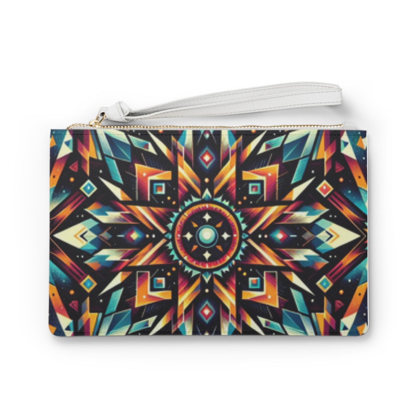 Geometric Tribal, Clutch Bag