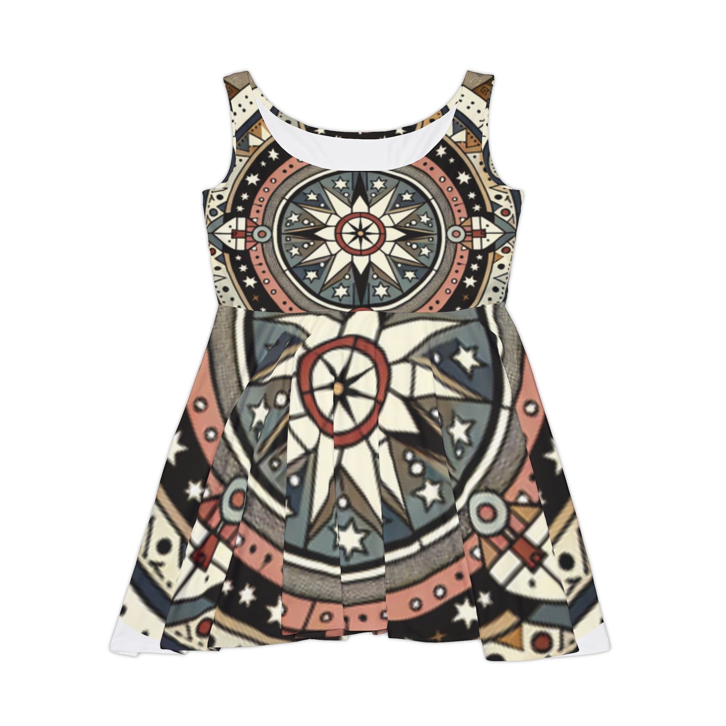 Sandstone, Women's Skater Dress (AOP)