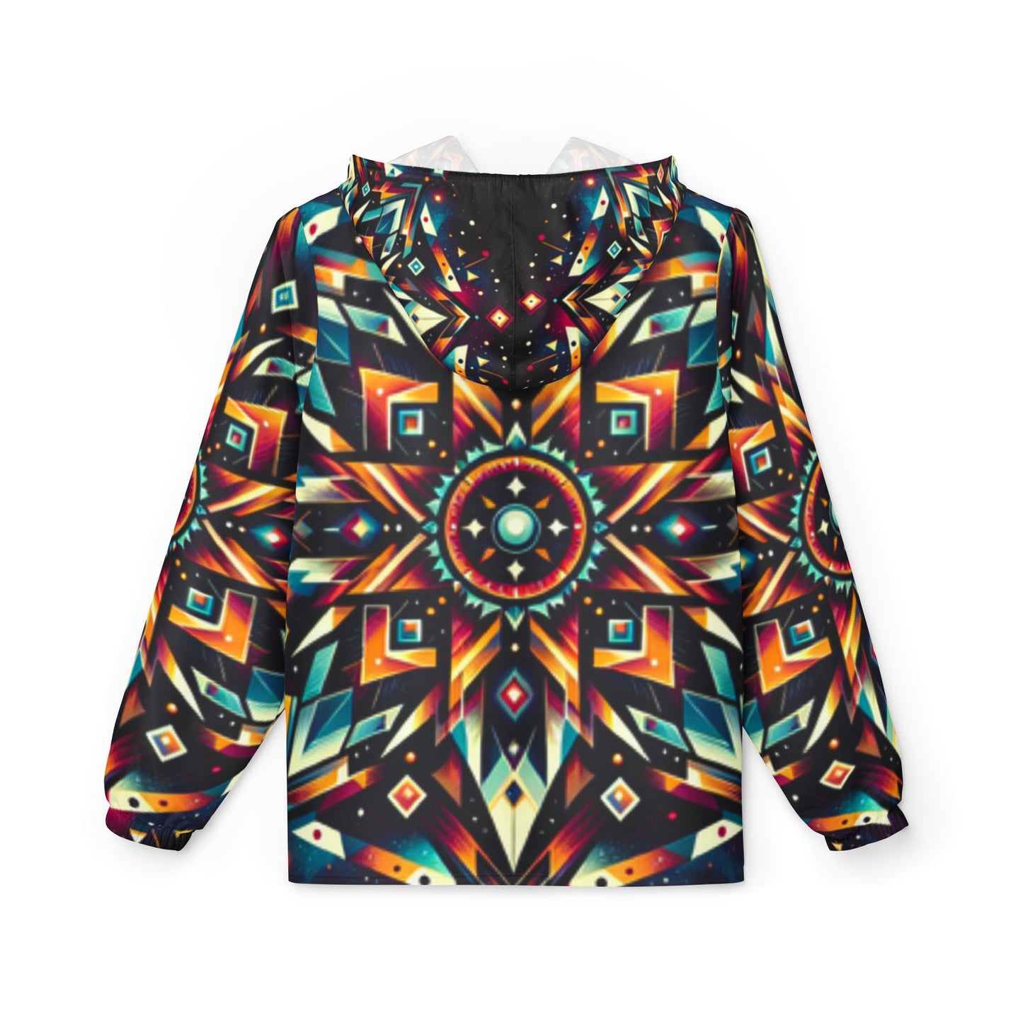 Geometric Tribal,  Unisex Windbreaker Jacket (AOP)