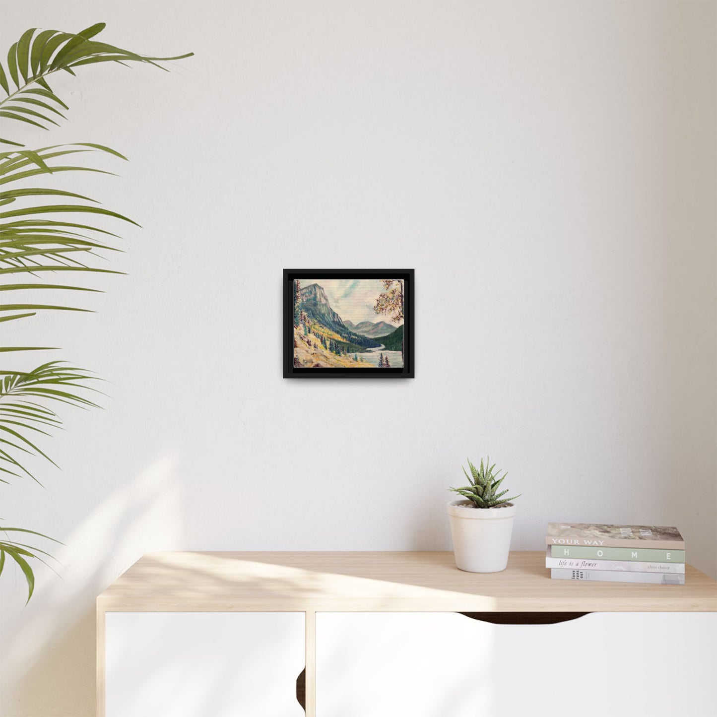Cascading Landscape Framed Art, Nature Wall Decor, Scenic Home Décor, Mountain Artwork, Gift for Nature Lovers