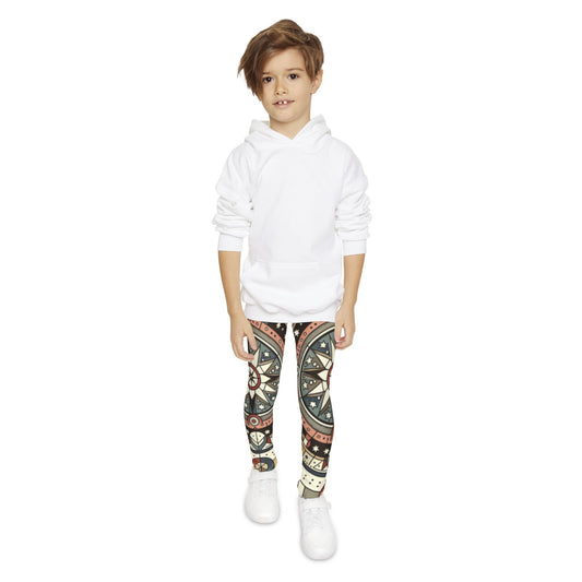 Sandstone, Unisex Youth Full-Length Leggings (AOP)