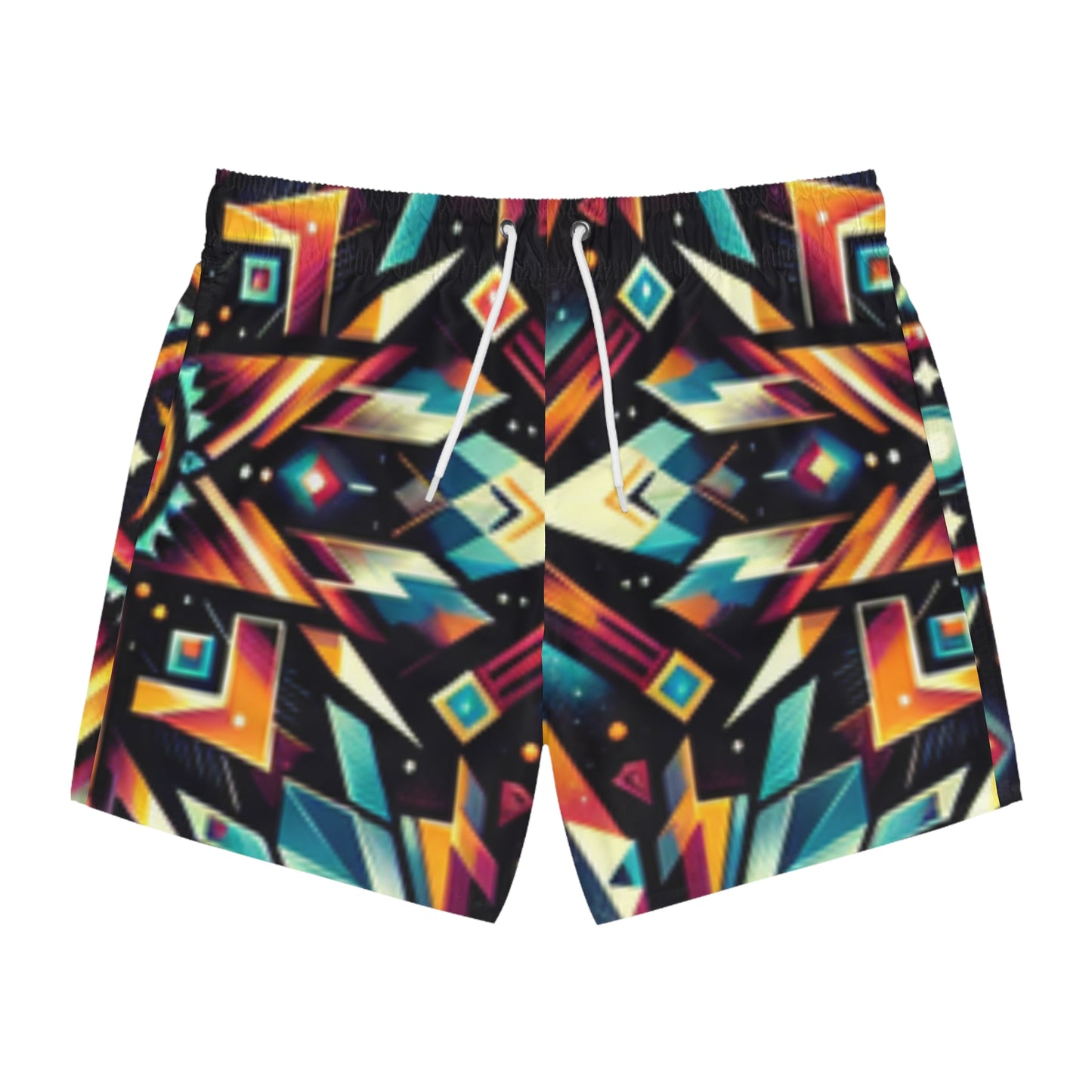 Geometric Tribal, Swim Trunks (AOP)