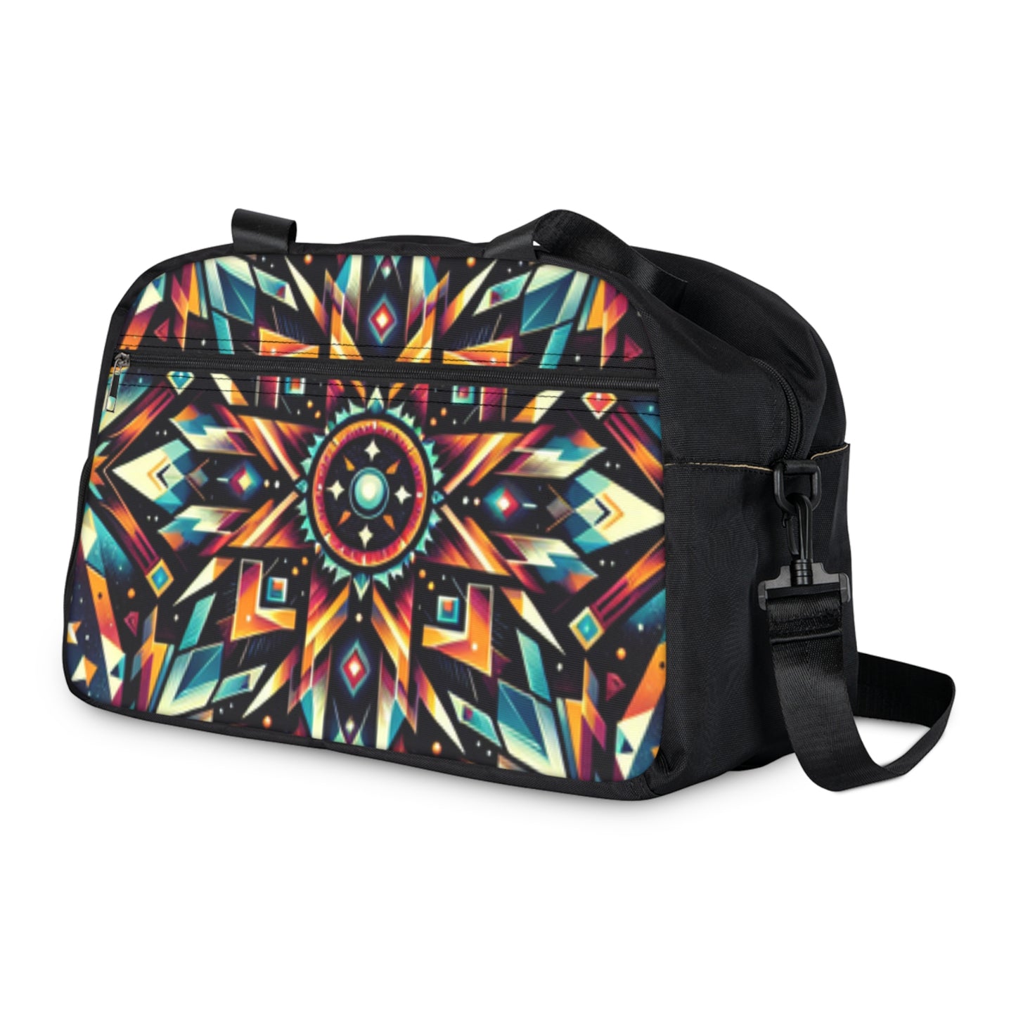 Geometric Tribal, Fitness Handbag