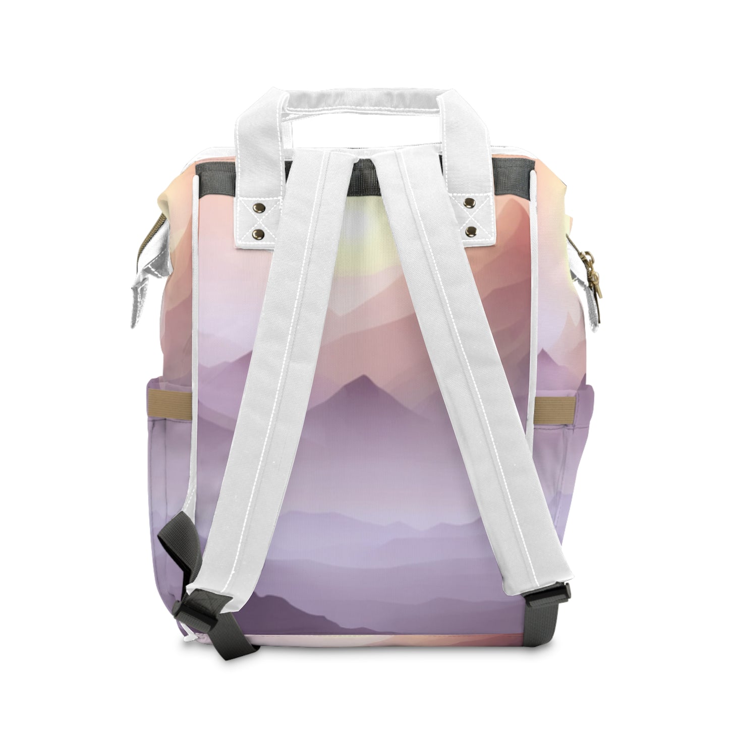 Purple Mountains, Multifunctional Diaper Backpack