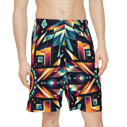 Geometric Tribal,  Men’s Sports Shorts (AOP)