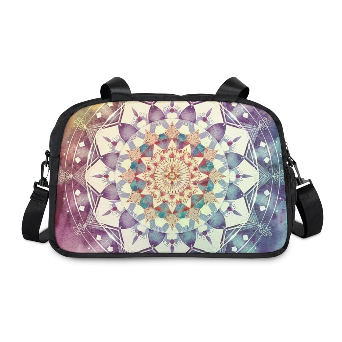 Geometric Pastel Rainbow, Fitness Handbag