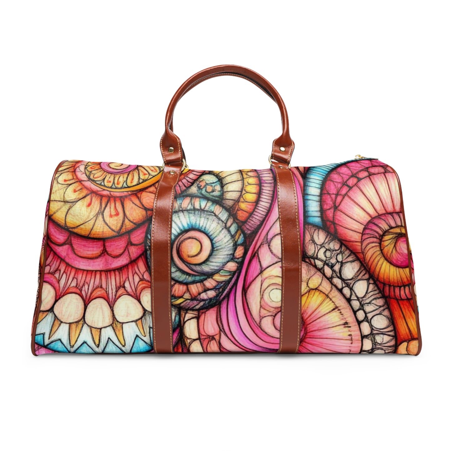 Abstract Seashell, Waterproof Travel Bag