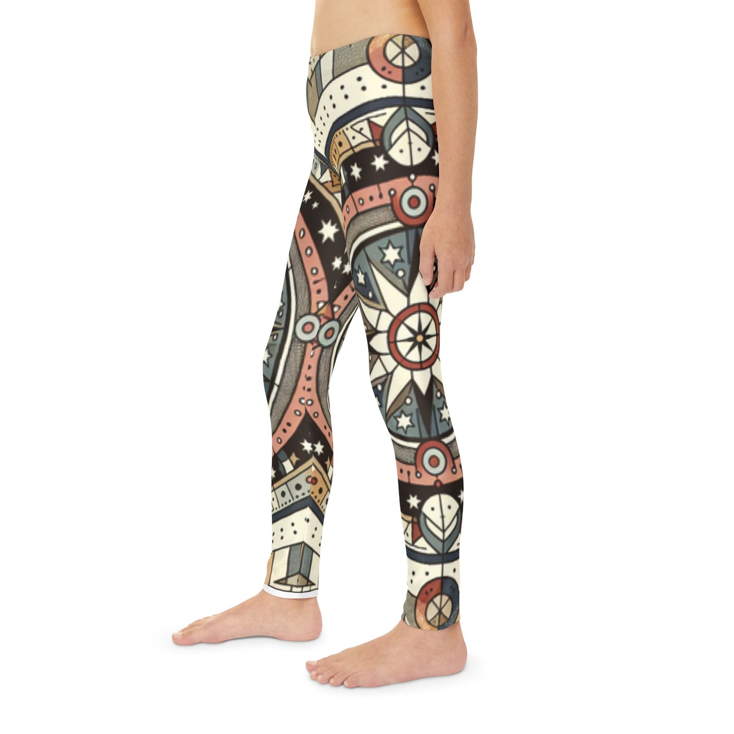 Sandstone, Unisex Youth Full-Length Leggings (AOP)