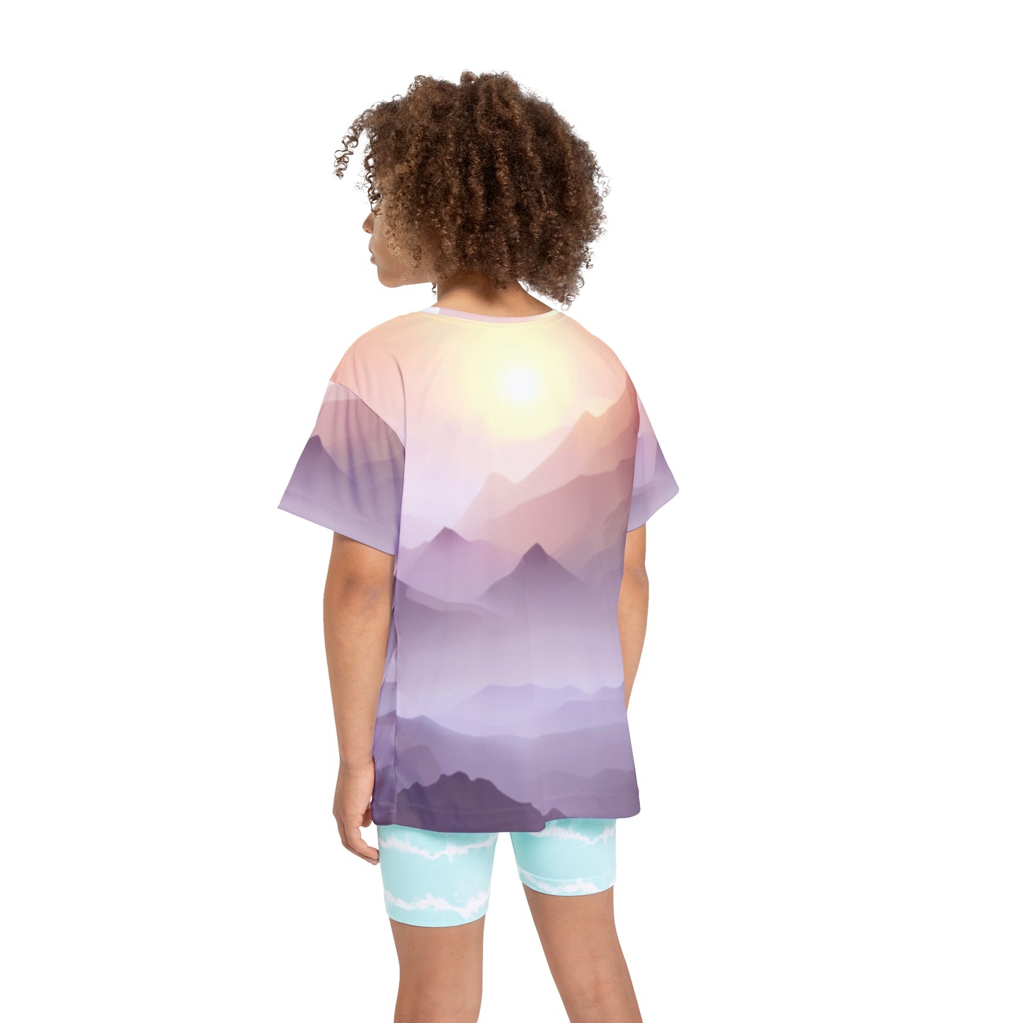 Purple Mountains, Unisex Kids Sports Jersey (AOP)