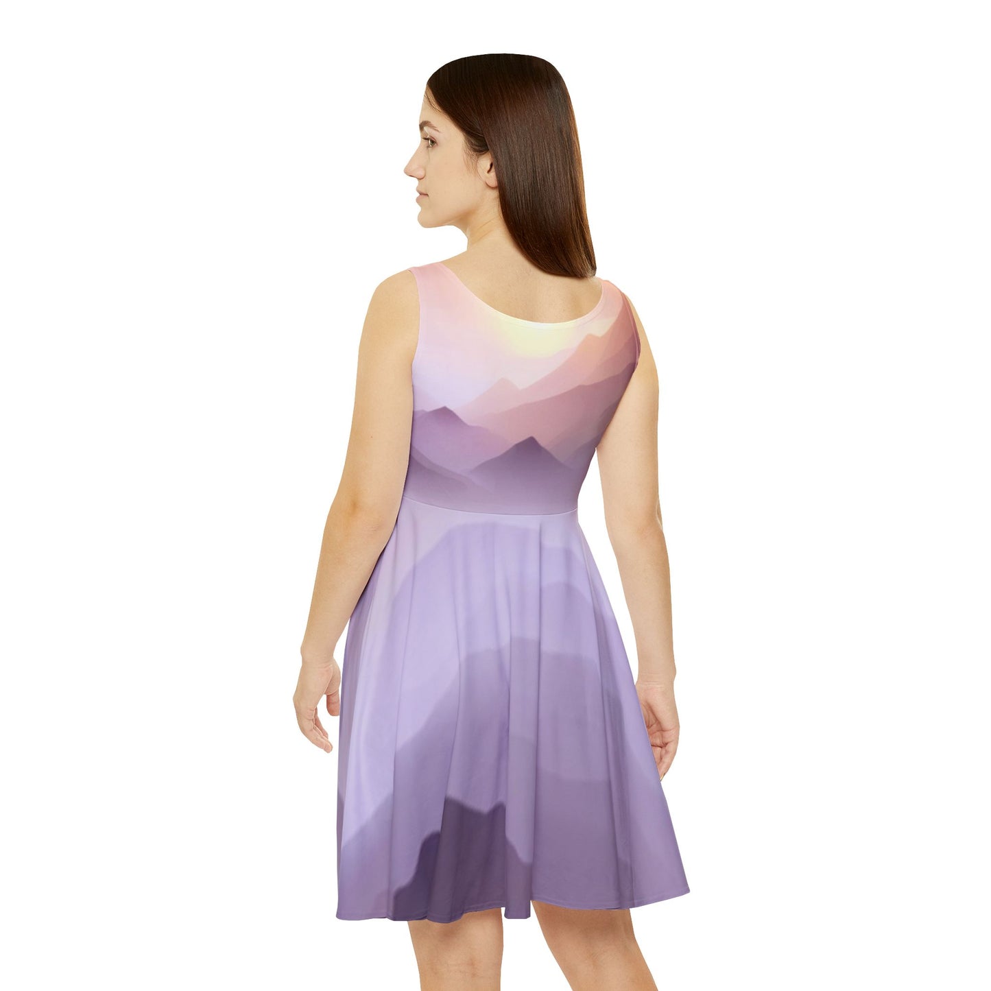 Purple Mountains, Women's Skater Dress (AOP)