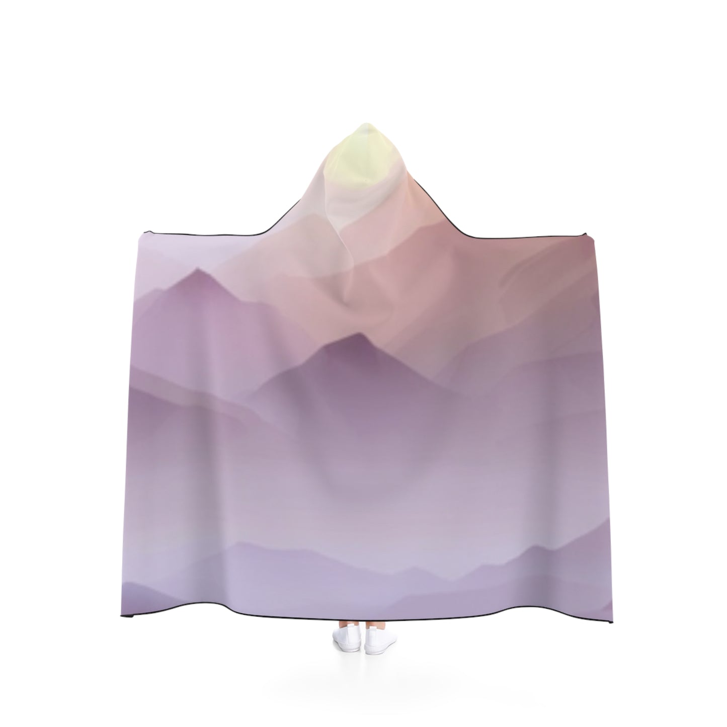 Purple Mountains, Unisex Hooded Blanket