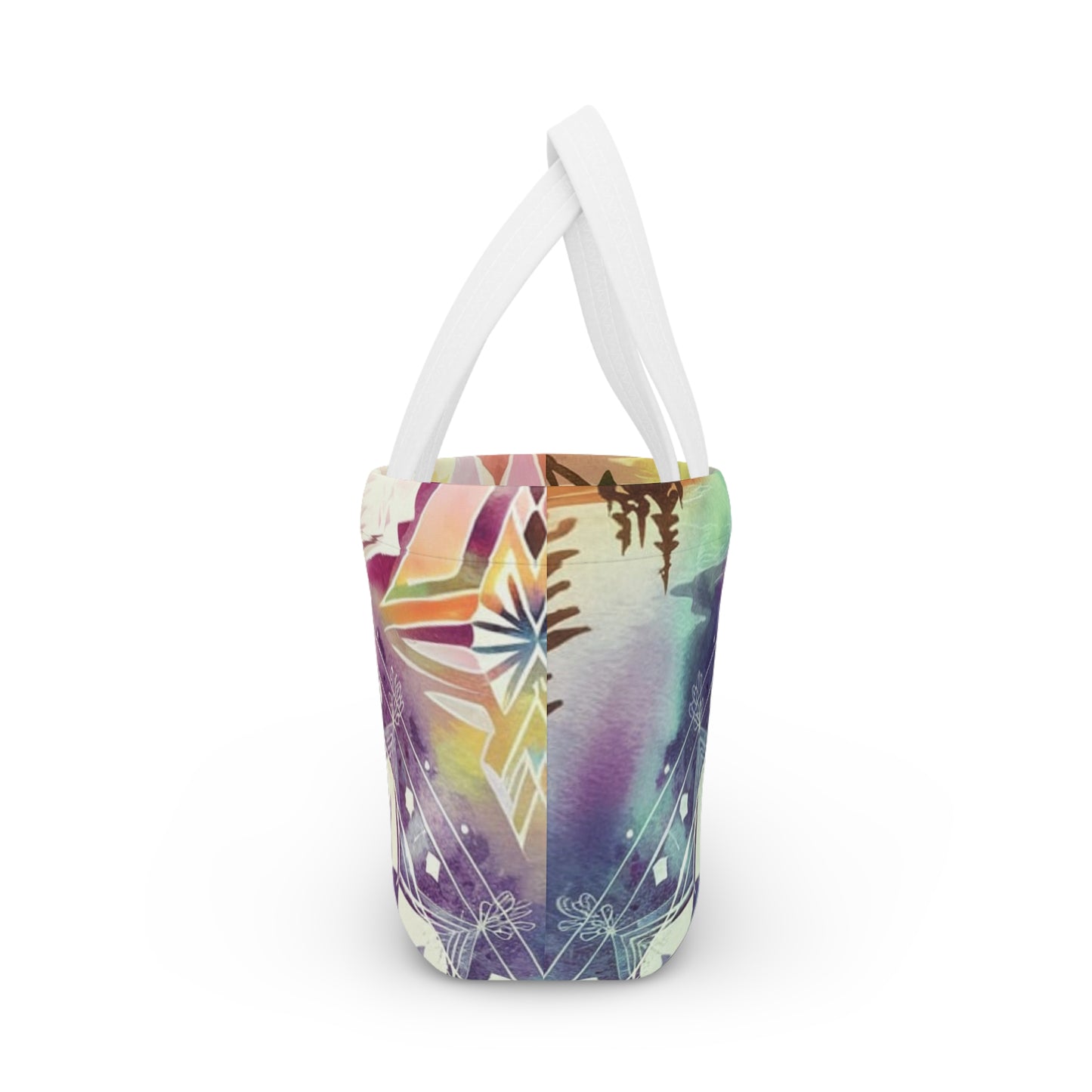 Geometric Pastel Rainbow, Lunch Bag