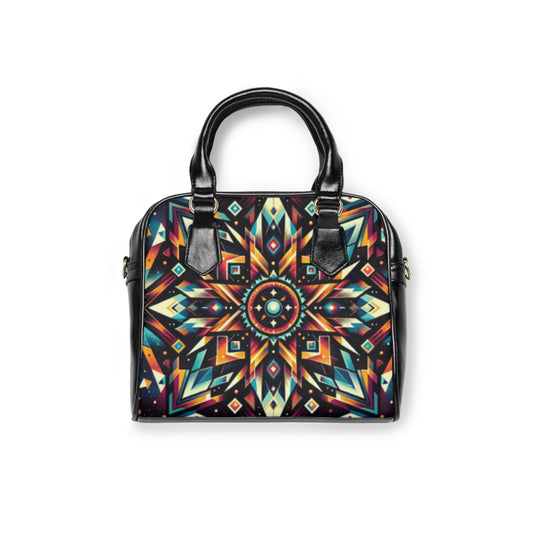 Geometric Tribal, Shoulder Handbag