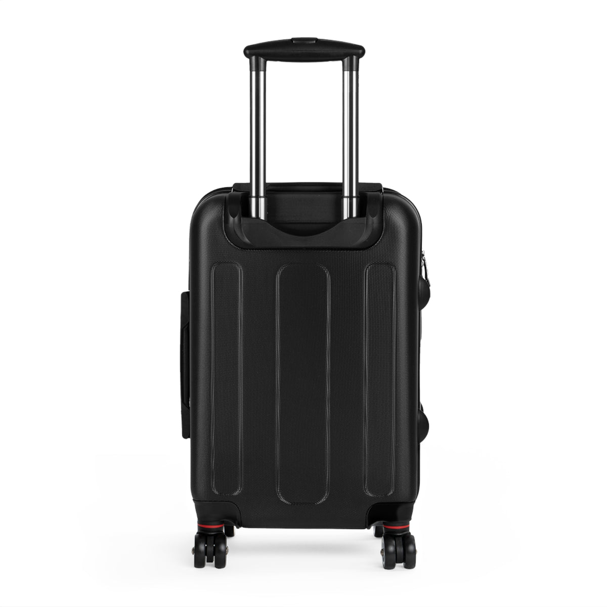 Vintage Golden Cadillac= Unique Easy Identify Travel Suitcase -Roundtrip Carry-On Suitcase — Classic Retro Car Travel Luggage