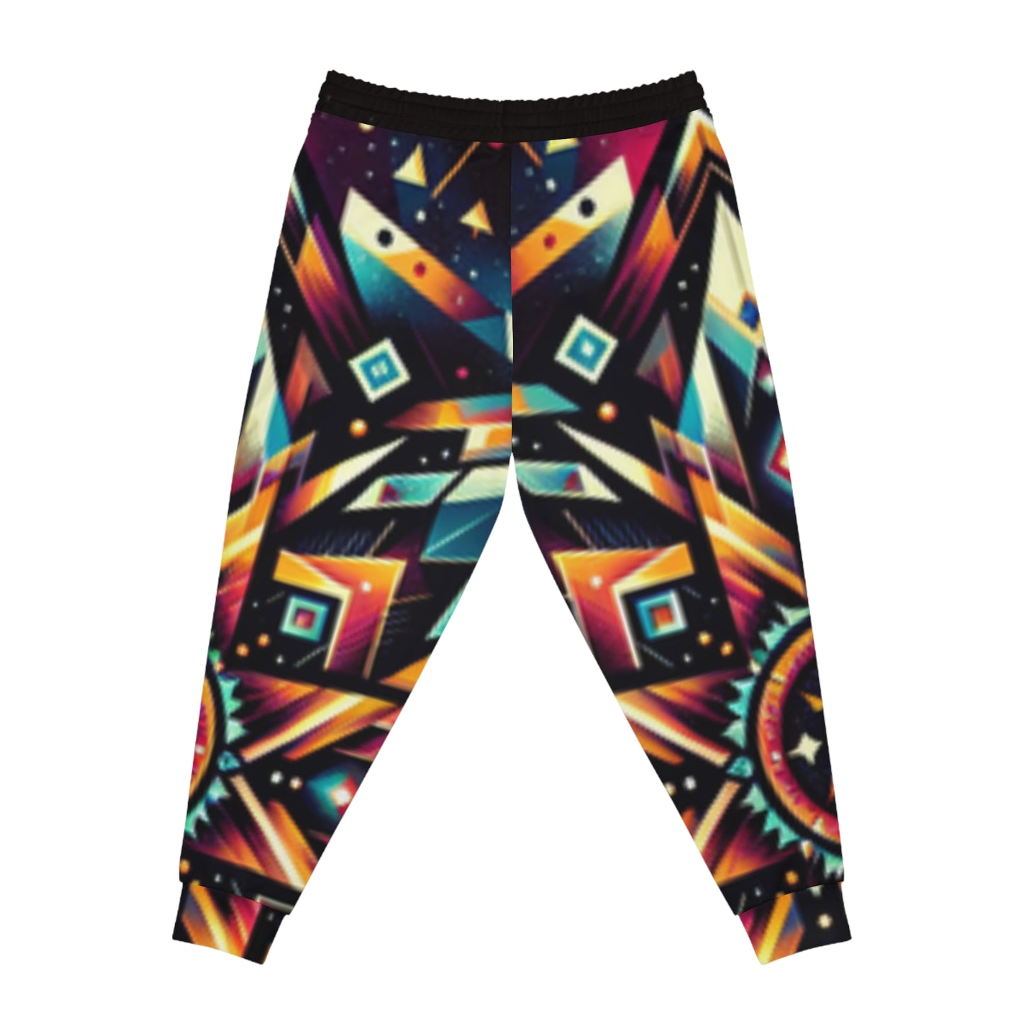 Geometric Tribal, Unisex Athletic Joggers (AOP)