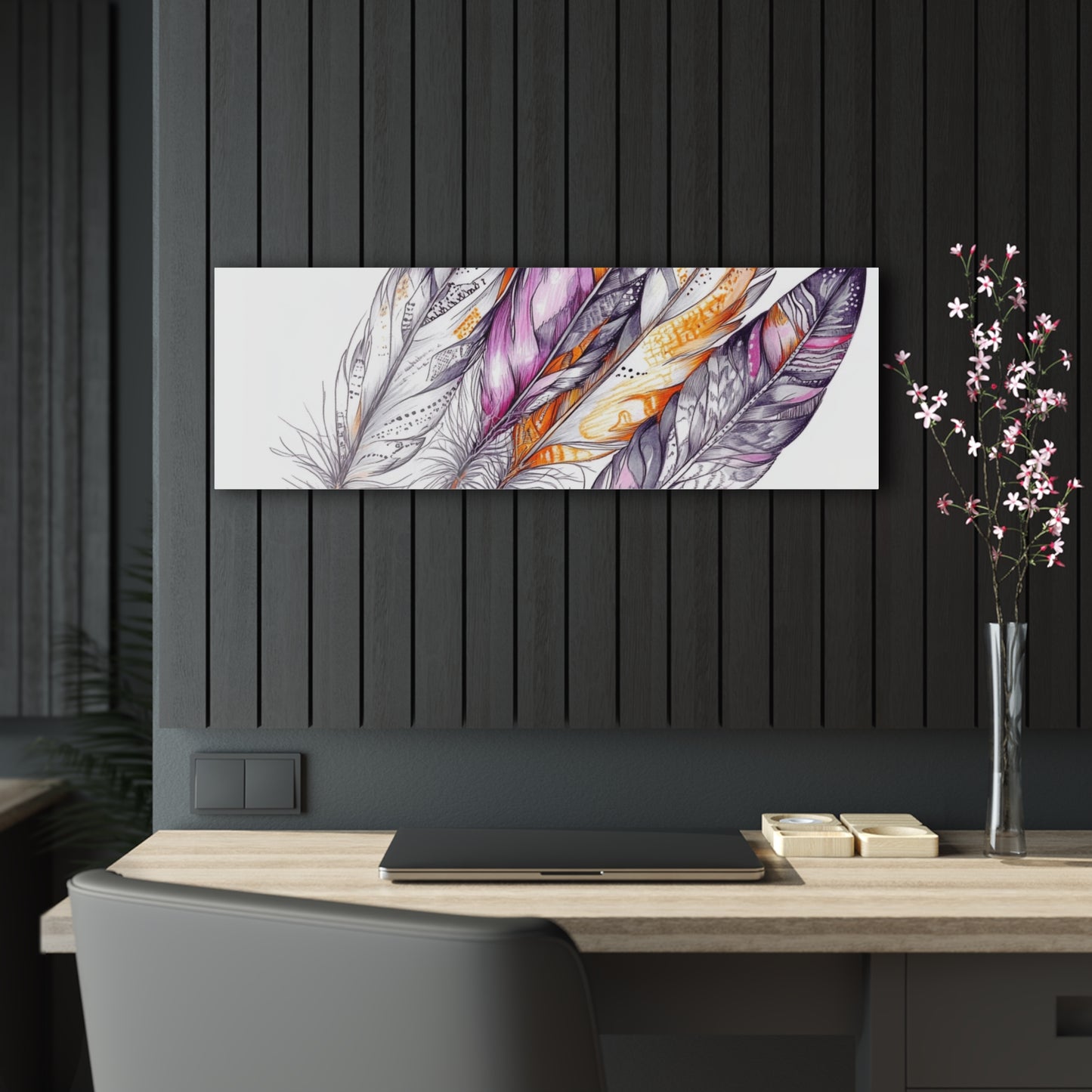 White Feather, Acrylic Prints