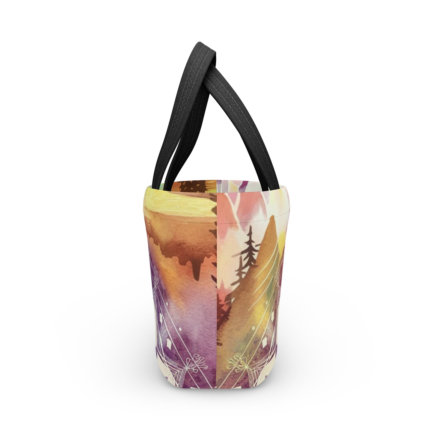 Geometric Pastel Rainbow, Lunch Bag