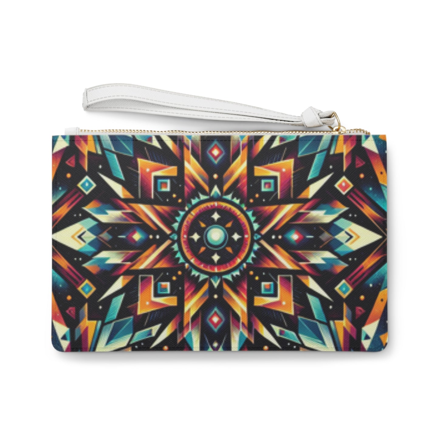 Geometric Tribal, Clutch Bag