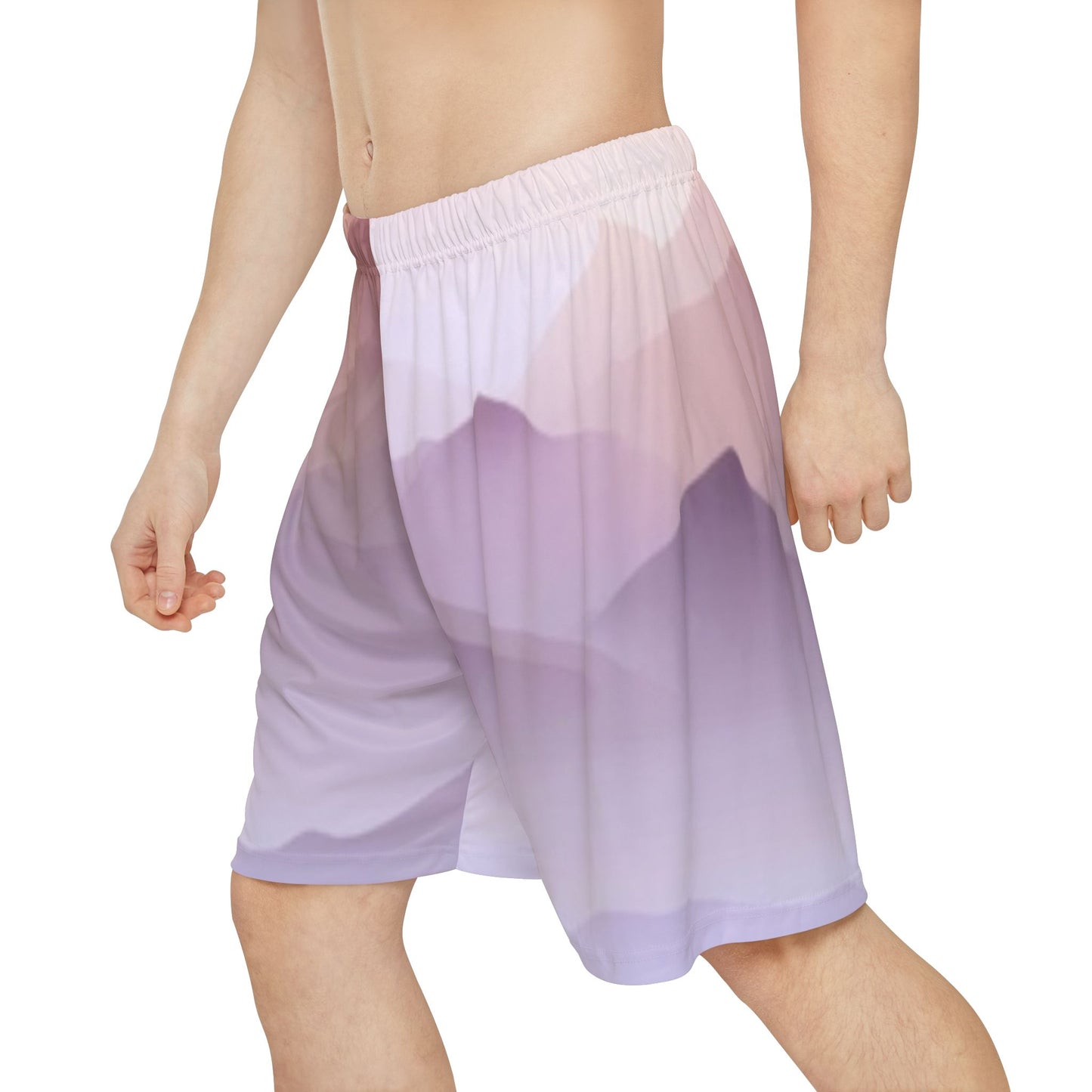 Purple Mountains, Men’s Sports Shorts (AOP)