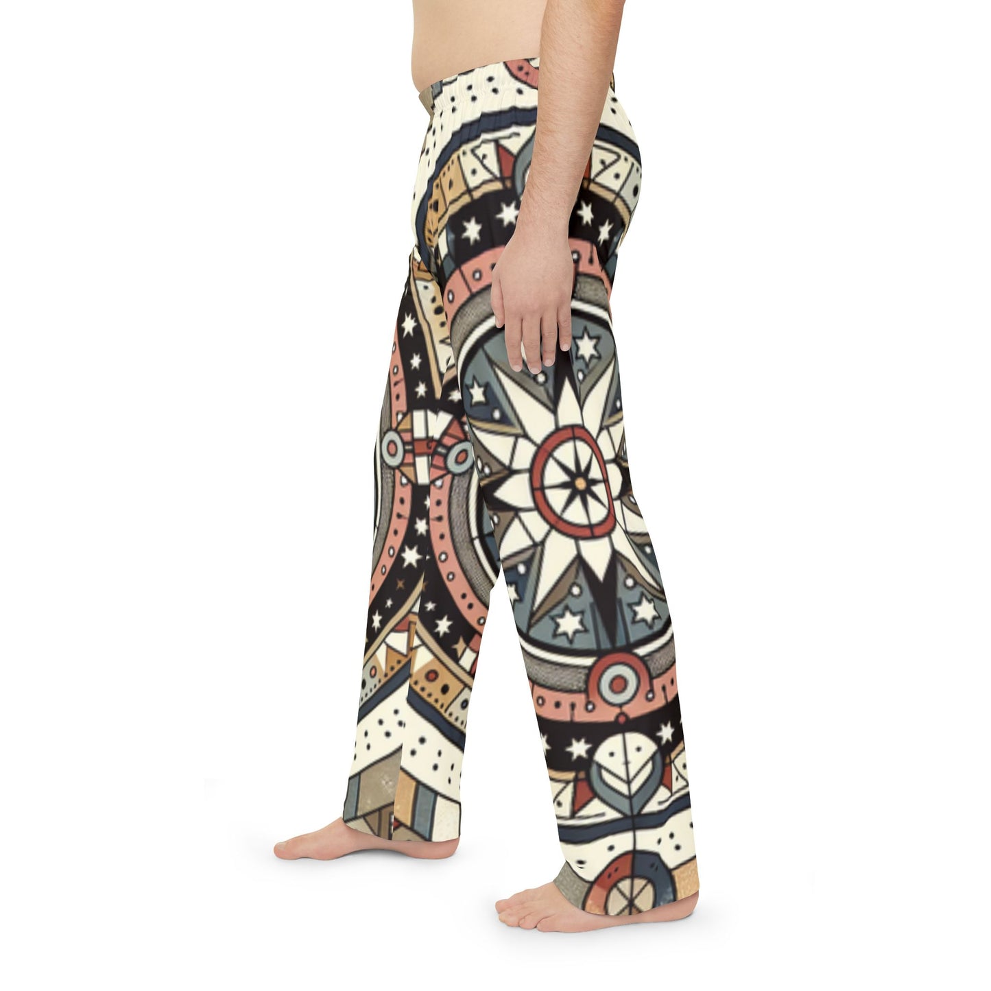 Sandstone, Men's Pajama Pants (AOP)