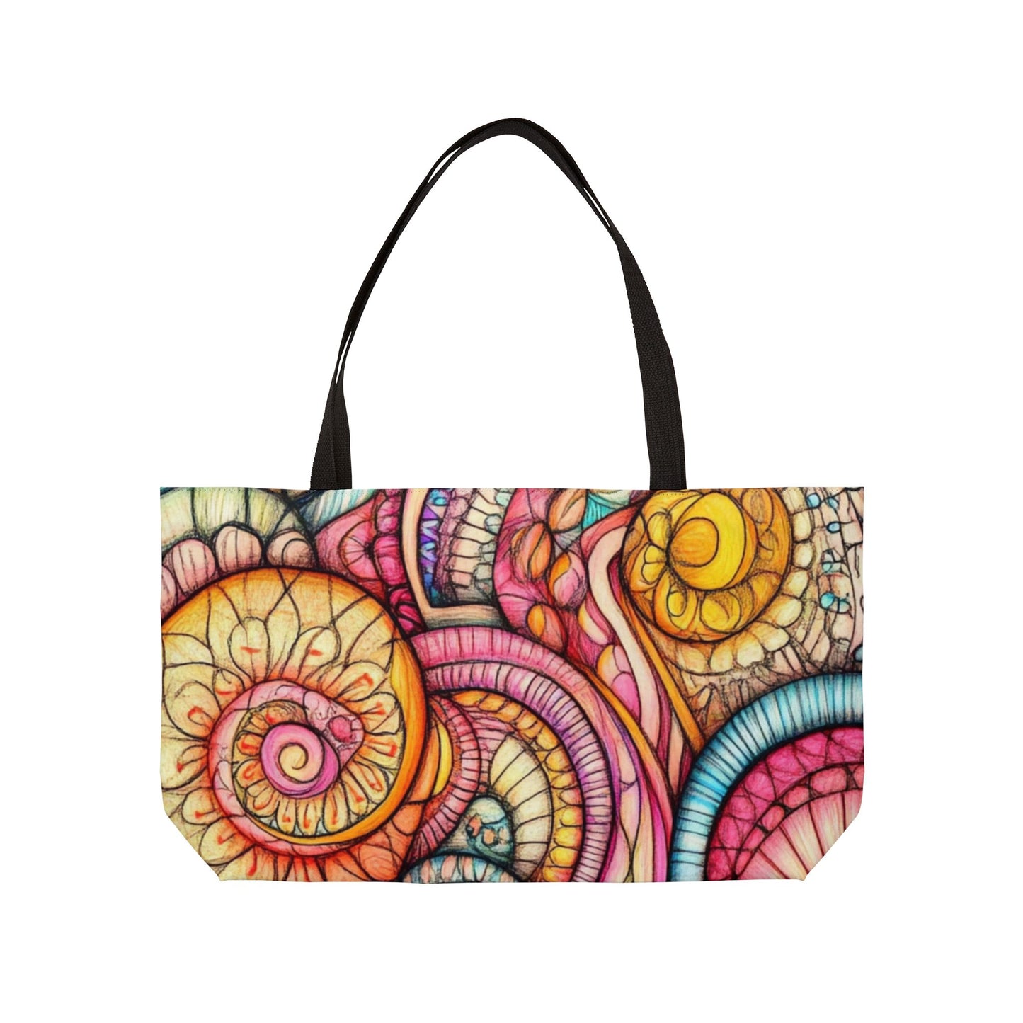 Abstract Seashell, Weekender Tote Bag