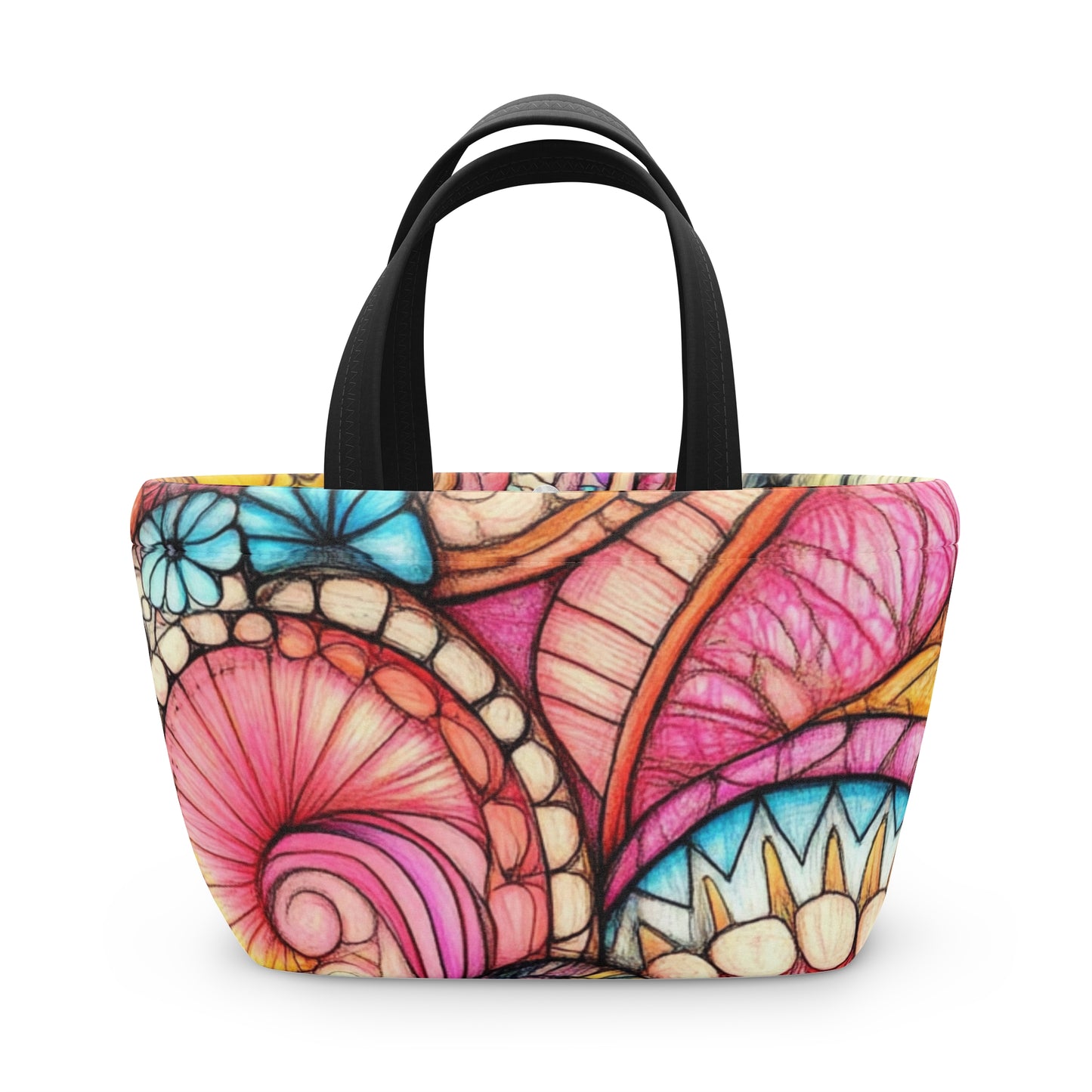 Abstract Seashell, Lunch Bag