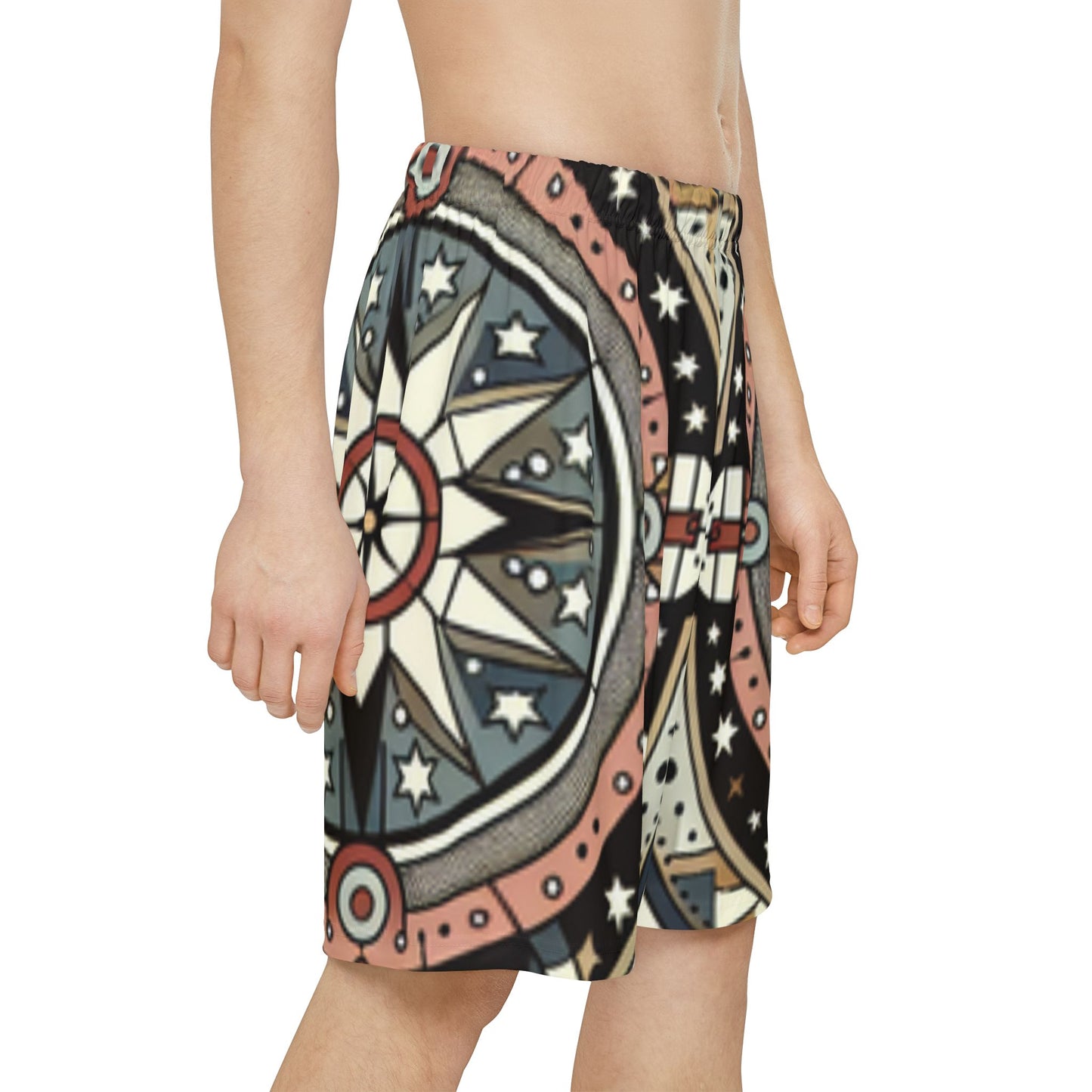 Sandstone, Men’s Sports Shorts (AOP)