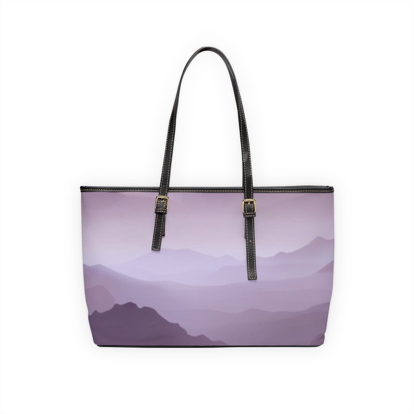 Purple Mountains Bottom, PU Leather Shoulder Bag