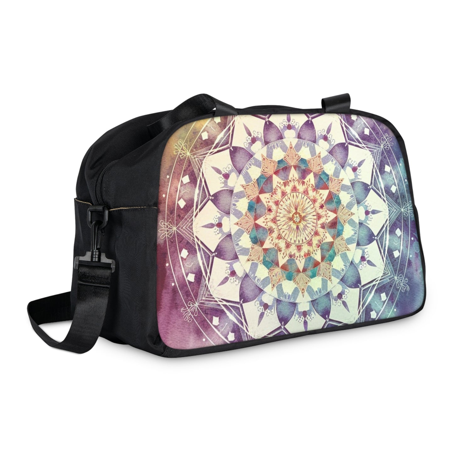 Geometric Pastel Rainbow, Fitness Handbag