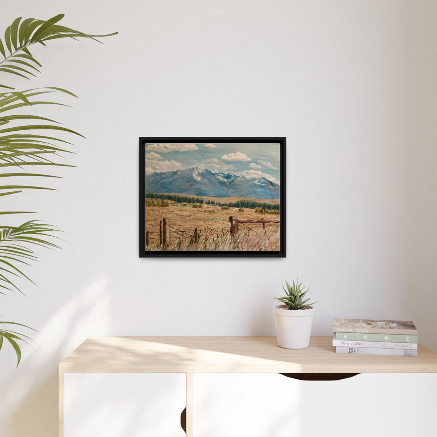 Framed Art Print, Scenic Landscape Wall Decor, Rustic Home Decor, Gift for Nature Lovers, Farmhouse Style, Office Artwork