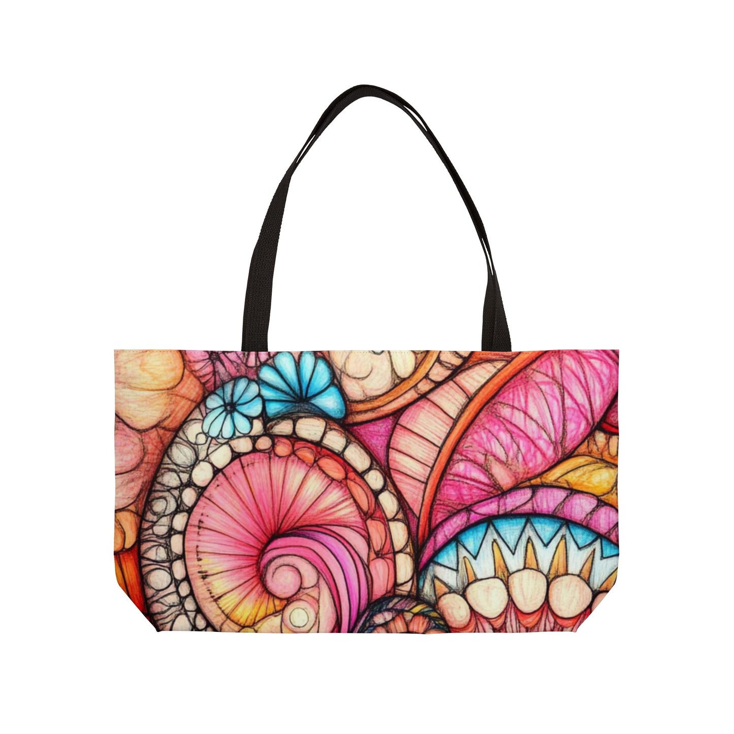 Abstract Seashell, Weekender Tote Bag