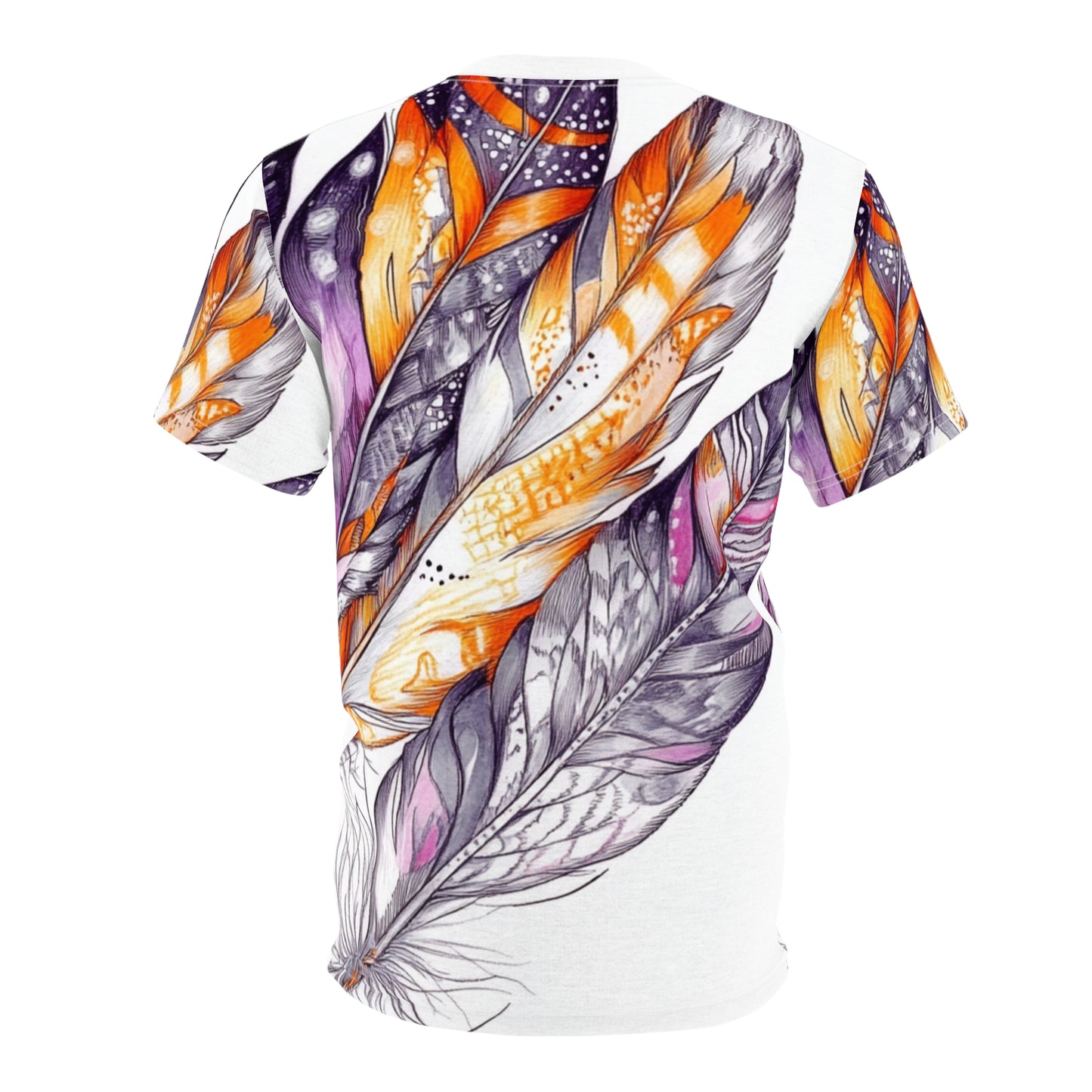 Abstract Seashell, Unisex Cut & Sew Tee (AOP)