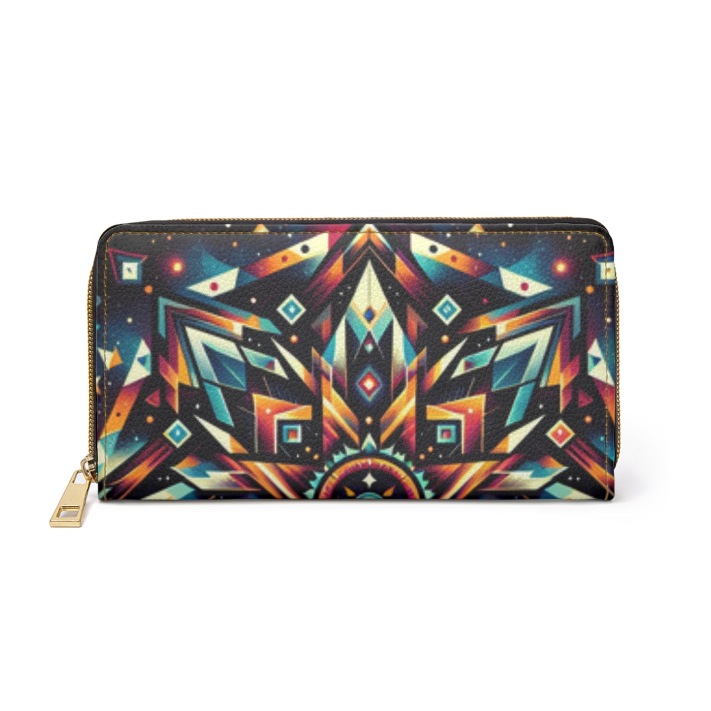 Geometric Tribal, Zipper Wallet