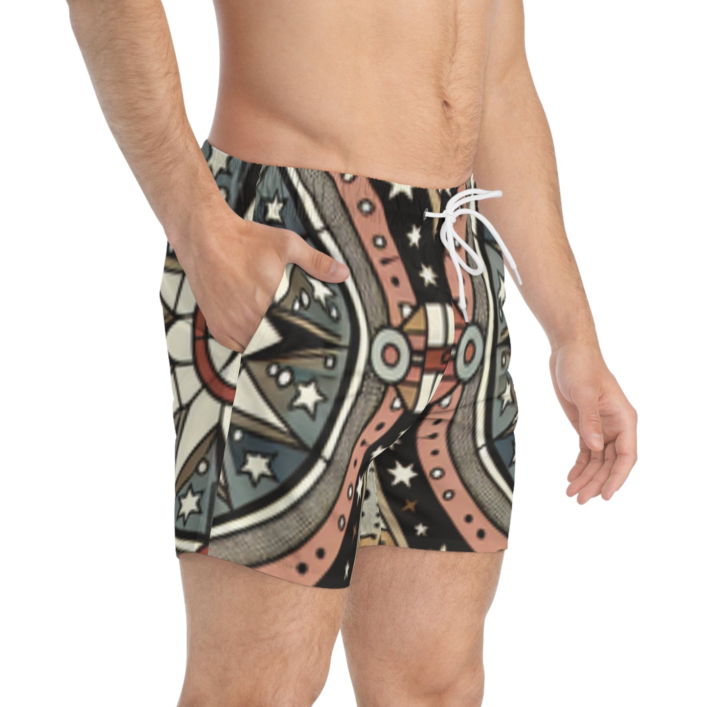 Sandstone, Swim Trunks (AOP)