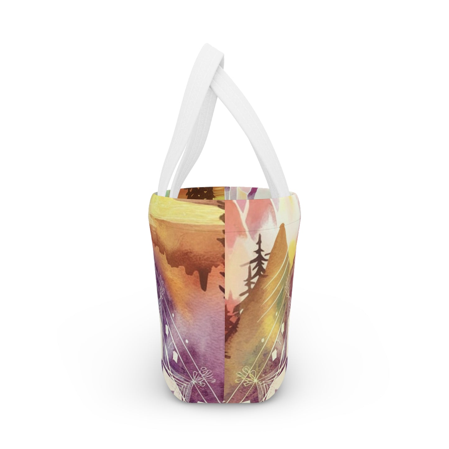 Geometric Pastel Rainbow, Lunch Bag