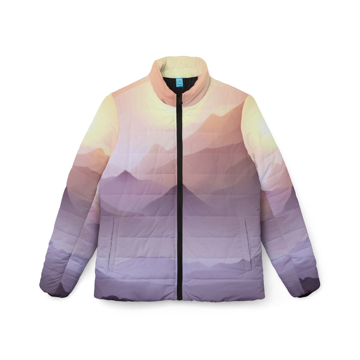 Purple Mountains, Women’s Puffer Jacket (AOP)