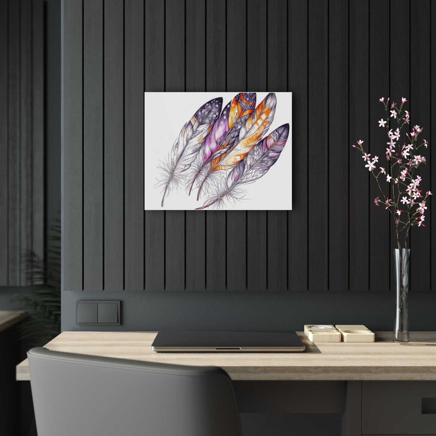 White Feather, Acrylic Prints