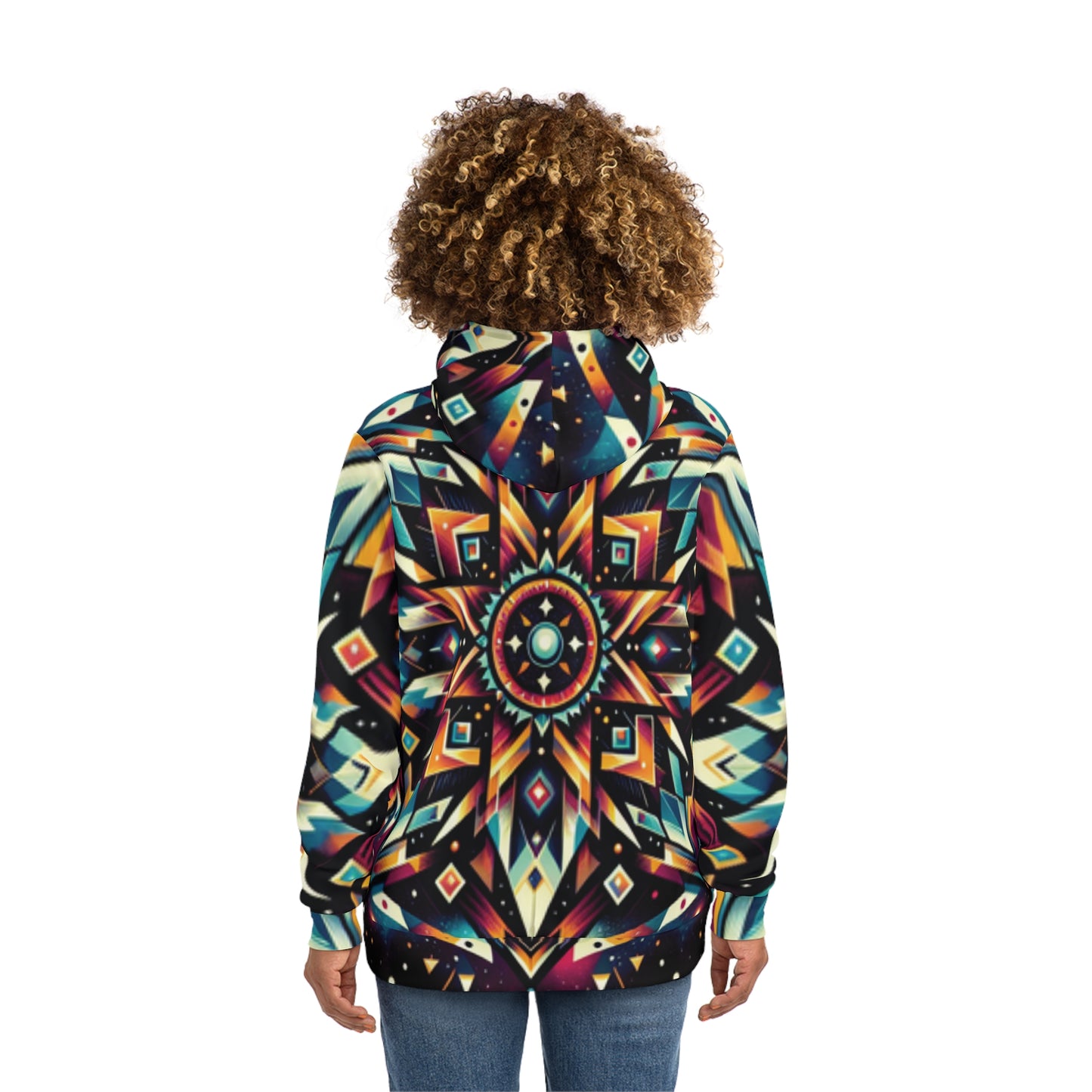 Geometric Tribal,  Unisex Fashion Hoodie (AOP)