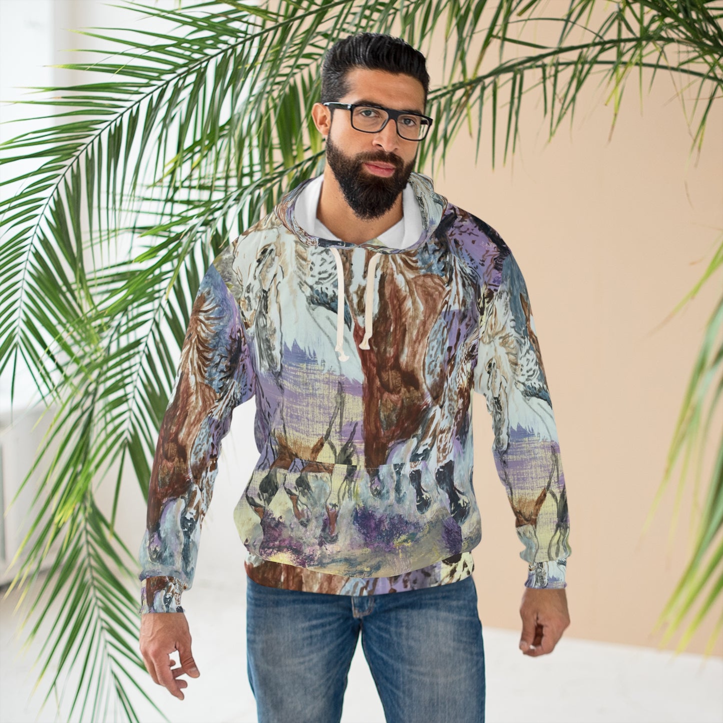 "Free as the Breeze" Unisex Pullover Hoodie | Horse Lovers Gift, Cozy Sweatshirt, Animal Print Fashion, AOP Design, Perfect for Outdoor [...]
