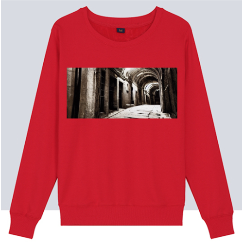 Under Ground Tunnel Custom Round Neck Sweatshirts Health Cotton