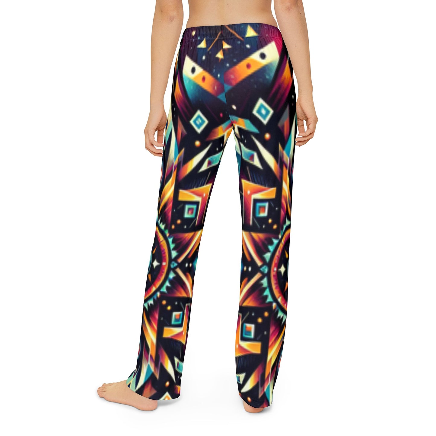 Geometric Tribal, Kids Pajama Pants (AOP)