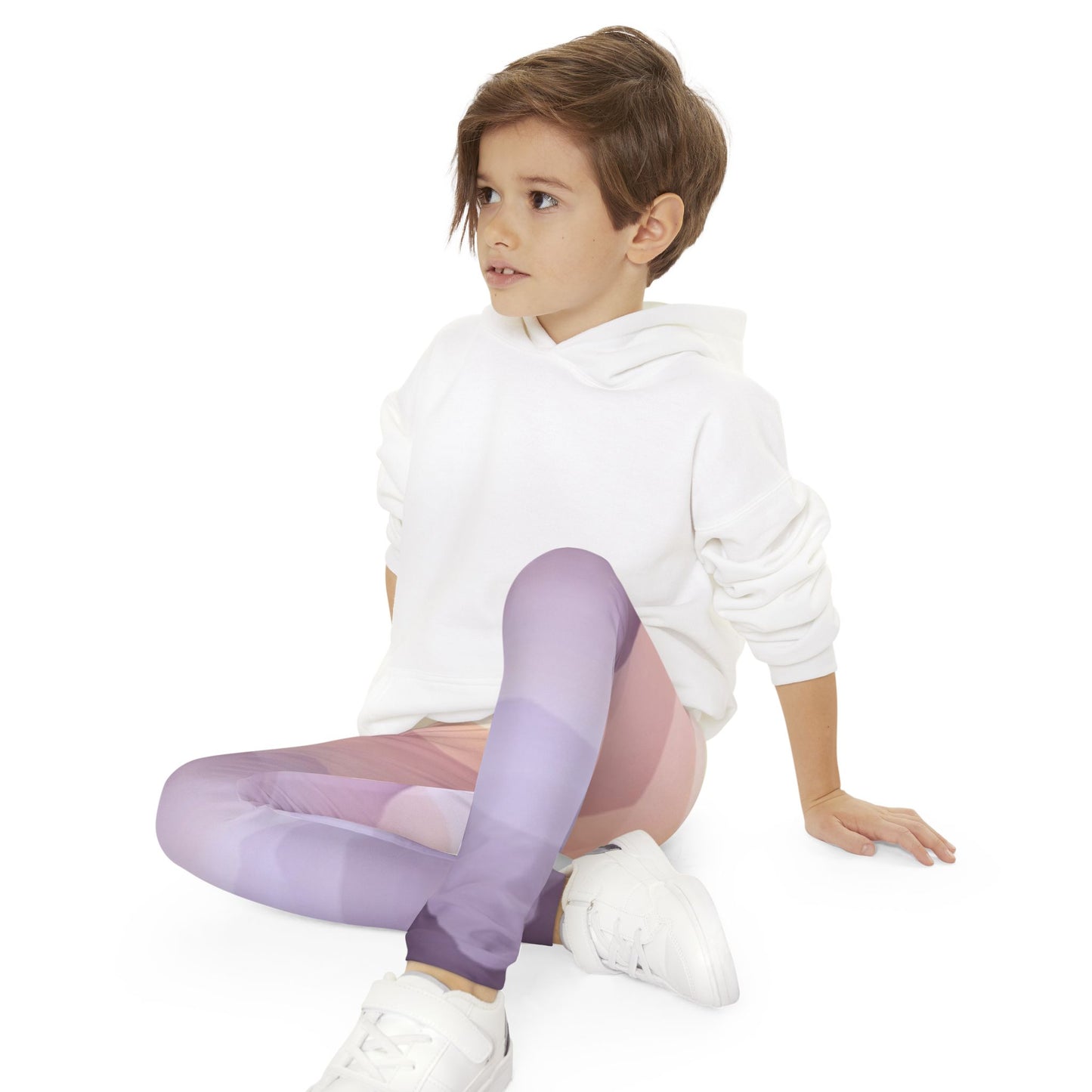 Purple Mountains, Unisex Youth Full-Length Leggings (AOP)