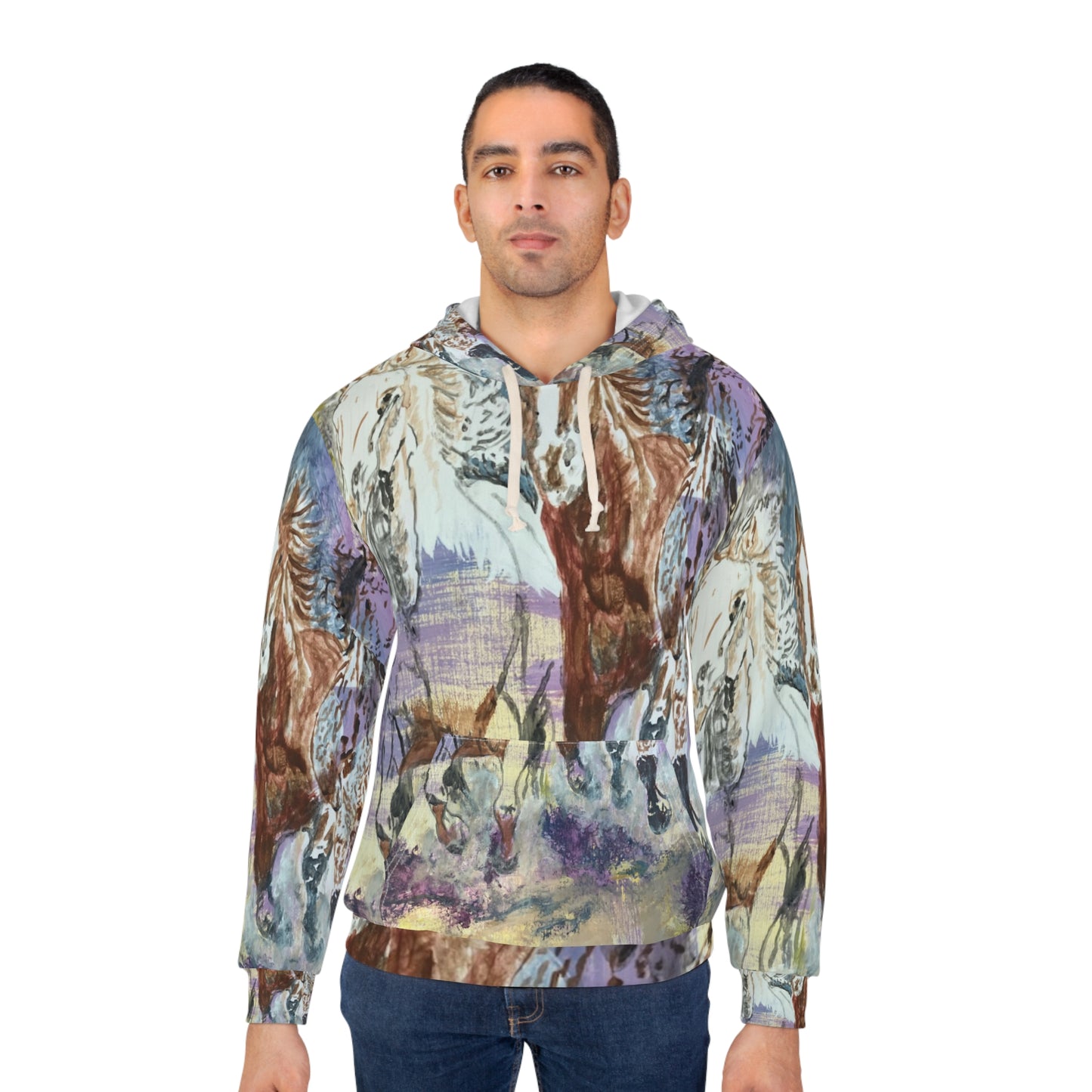 "Free as the Breeze" Unisex Pullover Hoodie | Horse Lovers Gift, Cozy Sweatshirt, Animal Print Fashion, AOP Design, Perfect for Outdoor [...]