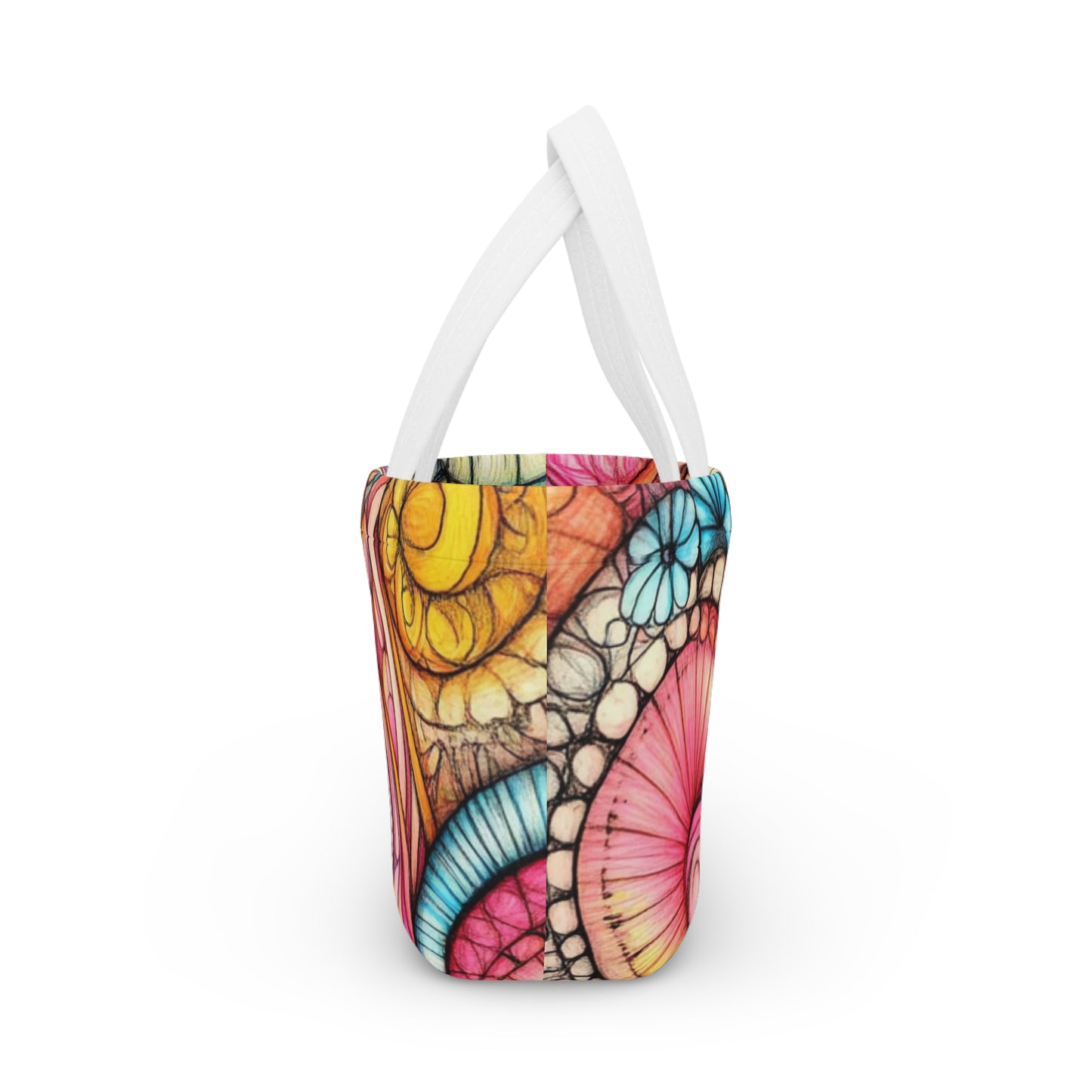 Abstract Seashell, Lunch Bag