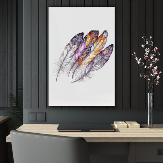 White Feather, Acrylic Prints