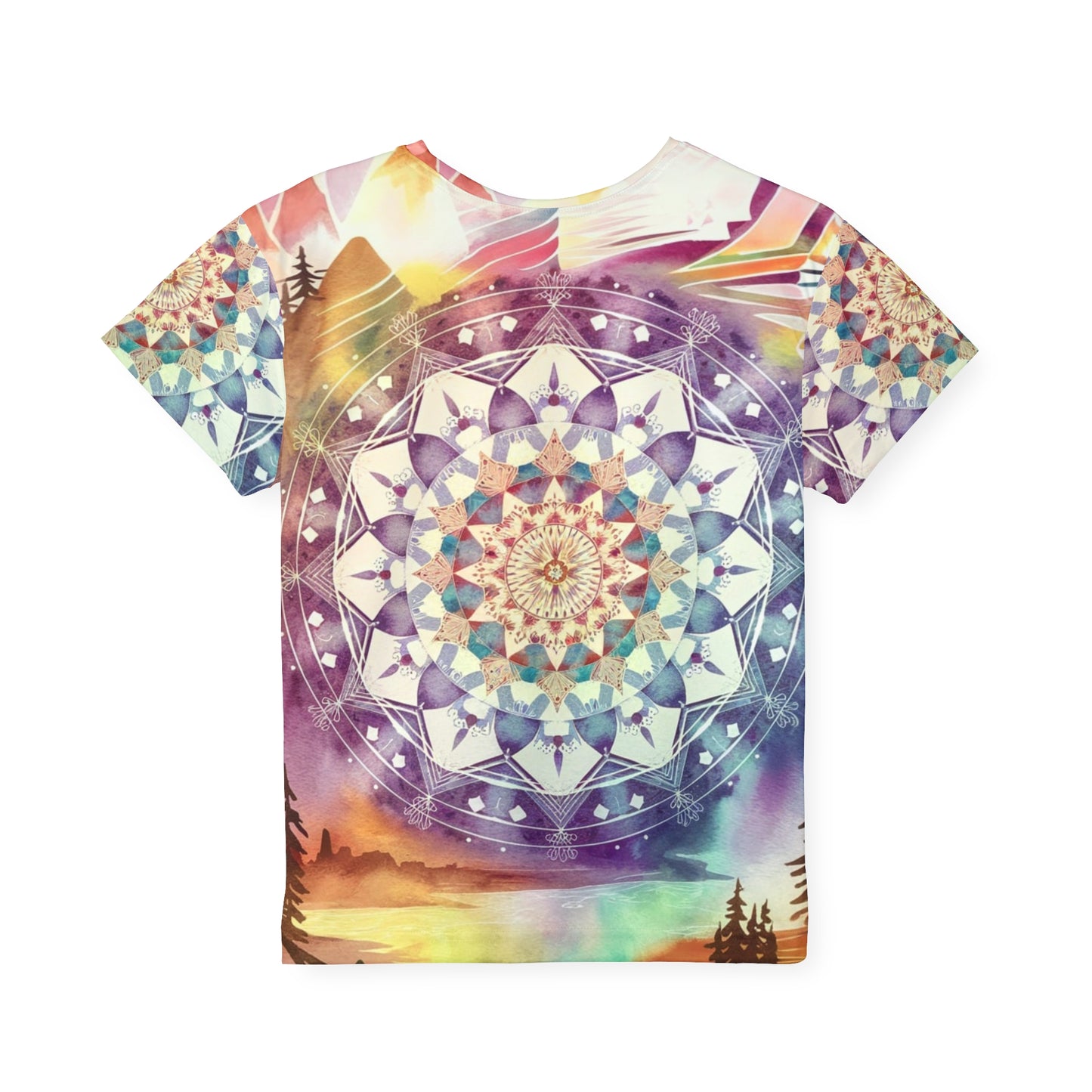 Geometric Pastel Rainbow, Unisex Kids Sports Jersey (AOP)