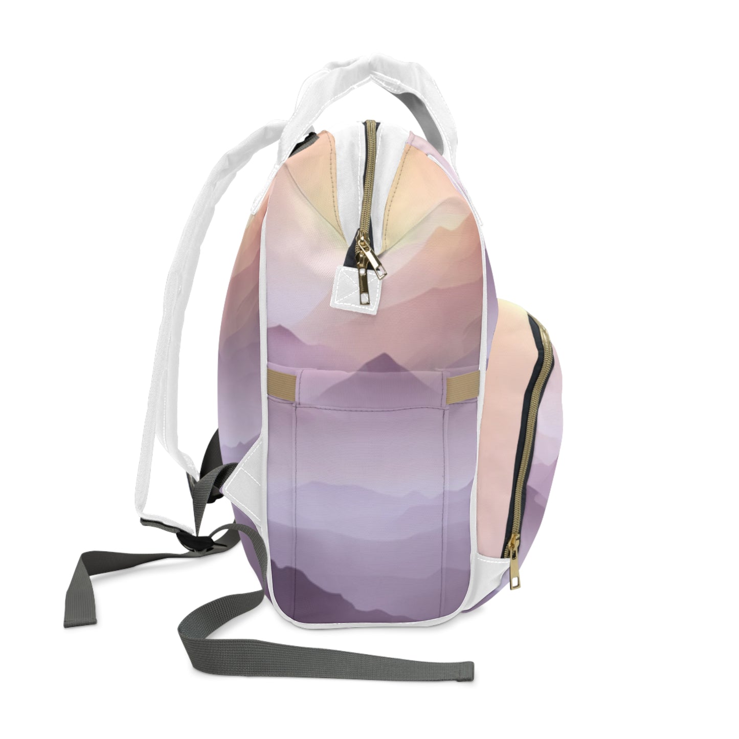 Purple Mountains, Multifunctional Diaper Backpack