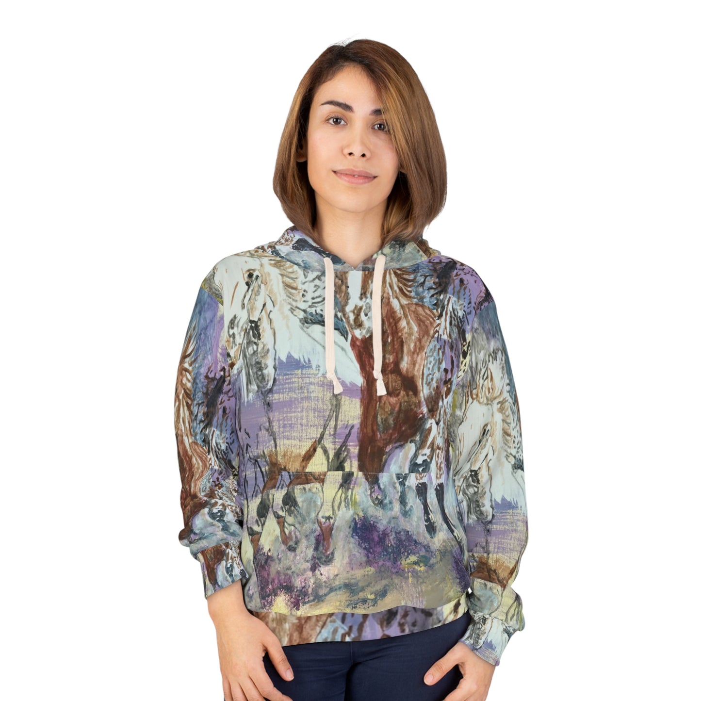 "Free as the Breeze" Unisex Pullover Hoodie | Horse Lovers Gift, Cozy Sweatshirt, Animal Print Fashion, AOP Design, Perfect for Outdoor [...]